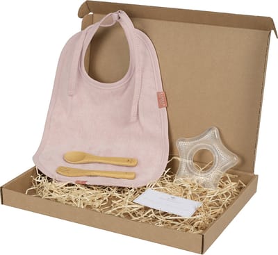 BAMBAM Giftbox Organic Dinner Time Pink