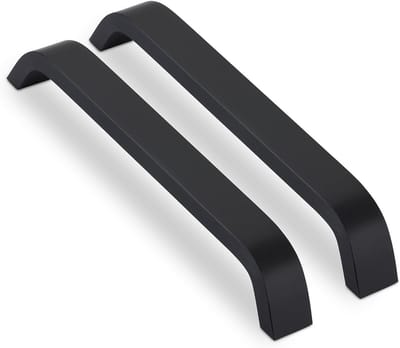 Zwarte Keukenkast Handgrepen - 6 Stuks, 128mm Kastknoppen voor Moderne Interieurs en Meubelrenovatie
