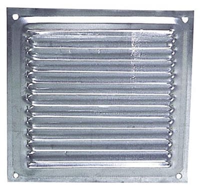 Ventilatierooster Aluminium 20x20 cm - Perfect voor Ventilatie en Luchtcirculatie