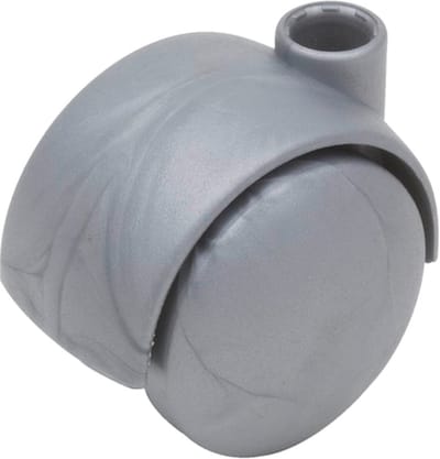Wurth - Zwenkwiel met dubbele wielen met kap - Dubbel meubelwiel draaibaar x 4 st - 30 kg