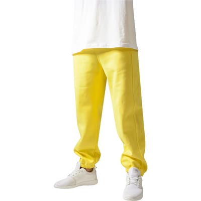 Urban Classics - Basic Heren joggingbroek - S - Geel