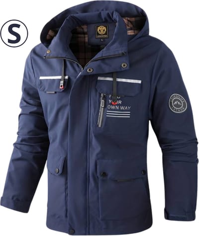 Nivard Windjas Voor Heren - Parka - Herst & Lente - Jas - Volwassen - Blauw - Maat S