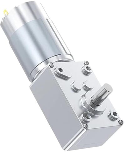 DC Motor - Slakkendrijfmotor - Gordijnen Automatiseren - Hoog Koppel - 12-24V - Metaal