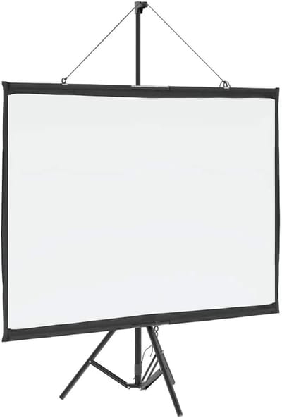Projectiescherm Statief - Film Scherm - Thuisbioscoop Presentatie - Draagbaar Opvouwbaar - 72 Inch 4:3 - Wit