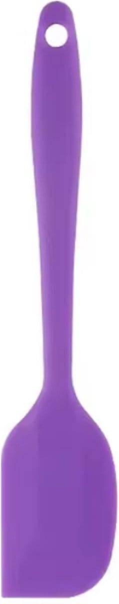 CHPN - Spatel - Siliconen Spatel - Pannenlikker - Kliekjes - Dessert - Paars - 21cm - Hittebestendig - Kook accessoires - Roeren - Bakken - Koken - Uitspatelen