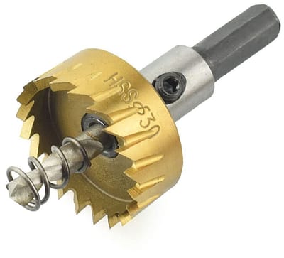 38 mm HSS Hole Saw voor Metalen en Hout, Boor voor Precisie en Efficiëntie, 12 - 65 mm