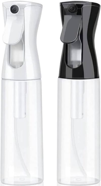 Spuitflessen - Set van 2 - 300 ml - Haarspray - Geschikt voor styling, tuinieren en schoonmaken (transparant)
