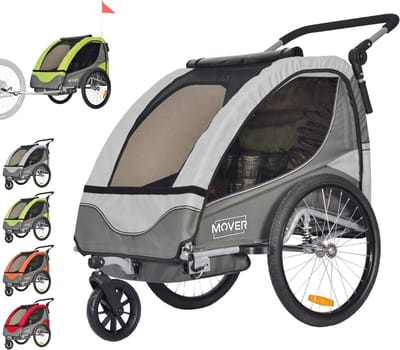 Fietsaanhanger voor Kinderen - Veilig en Comfortabel Voorzien van 5-Punts Gordel