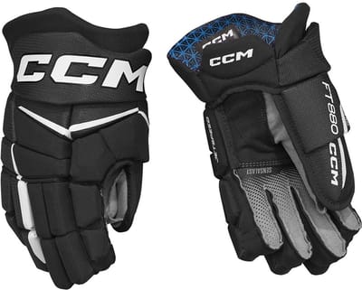 CCM - Jetspeed Ft880 Ijshockeyhandschoenen - Senior - Zwart/wit - 13