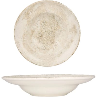 Bonna Pastabord - Nacrous - Porselein - 24 cm (400cc) - set van 2