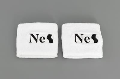 NeS Polsband - Zweetband - Wit