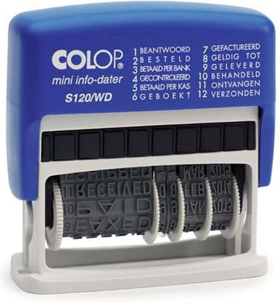 Colop Printer S 120/WD - Woord- en datumstempel voor inkomende post