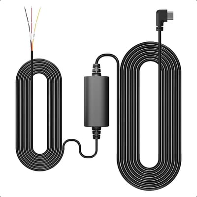 Tech Essentials Dashcam Hardwire Kit - USB-C - Voor Auto Camera Met Accu - Camera Bewaking