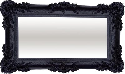 Dailygoods- Wandspiegel Barok 96 x 57 cm - Antiek Ornament Frame - Tijdloos Design - Decoratieve Spiegel - Koninklijke Elegant - Decoratiespiegel