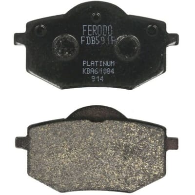 Plaquette de frein Ferodo pour Moto Yamaha 535 Xv Sp Virago 1988 à 1997 AV / FDB591P Neuf