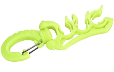 Allecto - BCD Hose Houder - Duik Regulator Bevestiging - Rvs Bevestigingsclip - Duikaccessoires - Verkrijgbaar in 3 kleuren - Geschikt voor duikers...