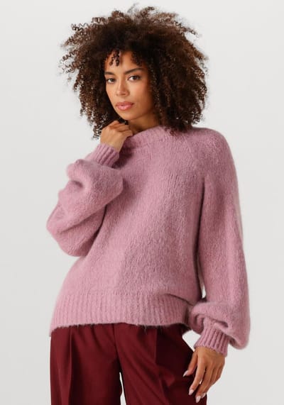 Notre-V Nv-entia Truien & vesten Dames - Sweater - Hoodie - Vest- Roze - Maat M