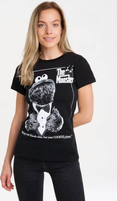 Logoshirt T-Shirts Sesamstrasse - Krümelmonster Pate