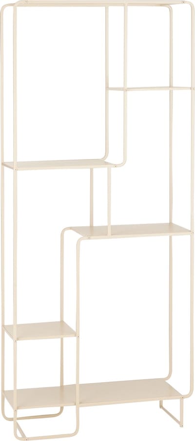 Mica Decorations Jules Open kast - L76 x B30 x H178 cm - Metaal - Lichtbruin