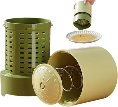 Koudpersmachine - Langzaam persen - Sap maken - Brede invoer - 16 x 12 x 16 cm - Groen