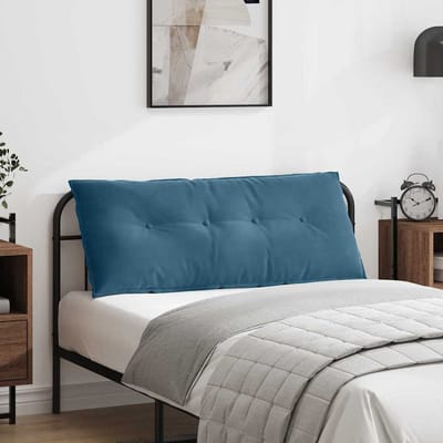vidaXL - Rugkussen - Blauw - 120 - x - 50 - cm - Corduroy - stof