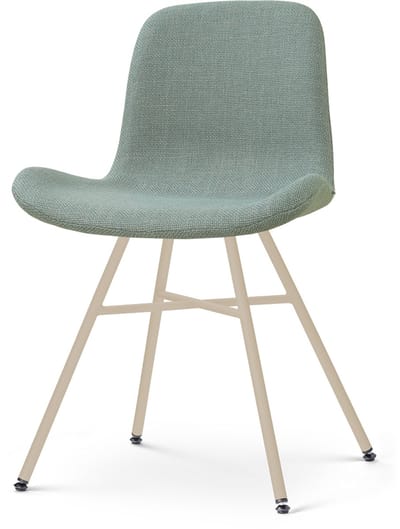 Nolon Noa-Fé Eetkamerstoel Saliegroen - Beige Onderstel - Modern - Stoffen - Comfortabel