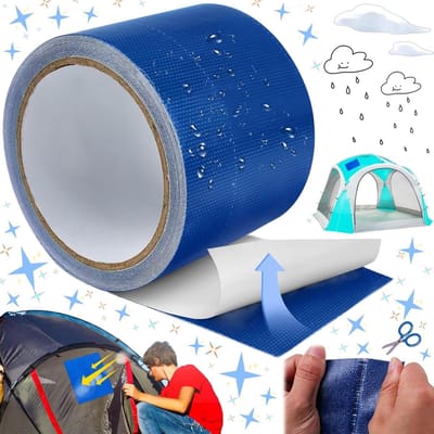 Duurzame Reparatietape voor Zeilen, Waterdichte PVC Tent, Universele Plakband voor Lekken, Ideaal voor Buitengebruik en Onderhoud