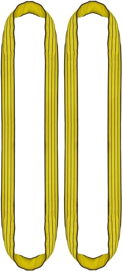 Ronde Hijsling 3000 kg - 3m Lang - Polyester Slinger met Kras- en Snijbescherming (2 Stuks)