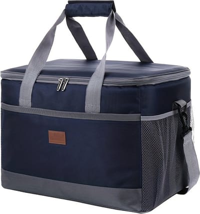 Bovista Koelbox - Koeltas - Frigobox - Autokoelbox - Lichtgewicht - Coolbox - Wielen - Draagbaar - Marineblauw
