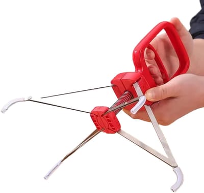 Anti-verbrandingsplaat Gripper - Plaat Lifter - Hete Schalen Pakken - 4-klauw Antislip - 25 x 287 cm - Rood