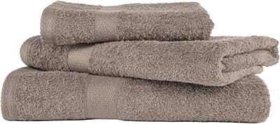 TISECO HOME STUDIO - Douchelaken RIVA - SET/2 - 100% katoen - 450 g/m² - 100% katoen - superzacht en zeer absorberend - 100x150 cm - Taupe