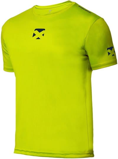 Pacific Futura T-shirt - Heren - Sportshirt - Tennisshirt - Padelshirt - Maat S - Lime/Zwart