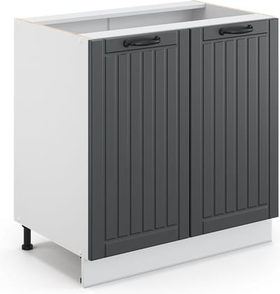 Vicco Fame-Line Halfhoge kast – 80 x 82 cm met legplank, zonder werkblad Antraciet