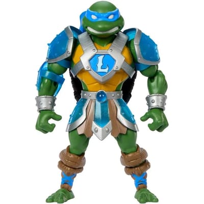 Mattel MOTU x TMNT: Turtles of Grayskull Action Figure Leonardo 14 cm Action Figuur