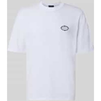 Oversized T-shirt met print op de achterkant model 'Reine'