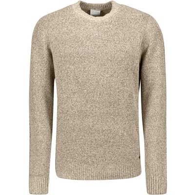 No Excess Pullover Crewneck Soft Woolblend Sand Maat: XXL | Sweaters Outlet | Heren | Beige