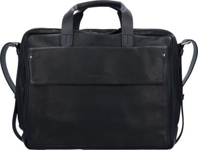 Harold's Ivy Lane Aktetas Leer 40 cm Laptopcompartiment - 45cm (18 duim) - schwarz