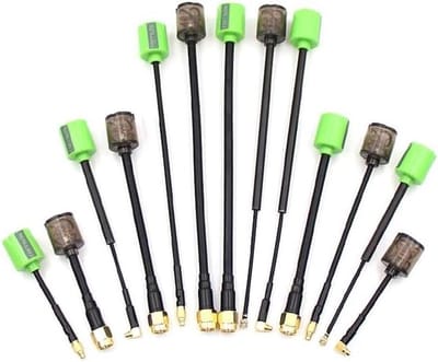 FPV Antenne - Mini Antenne RC Antenne - Drone Signaal Verbeteren - 58 GHz RHCP/LHCP - 150 mm - Zwart