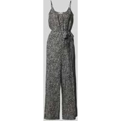 s.Oliver - female - Jumpsuit van gestructureerde viscosemix met verstelbare schouderbandjes