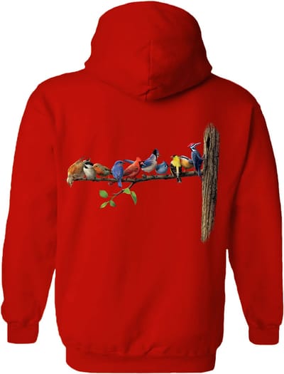 Vogels Birds The Coloured House Hoodie 5XL