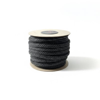 550 °C | ø 10 mm x 25 m zwart kachelkoord rond