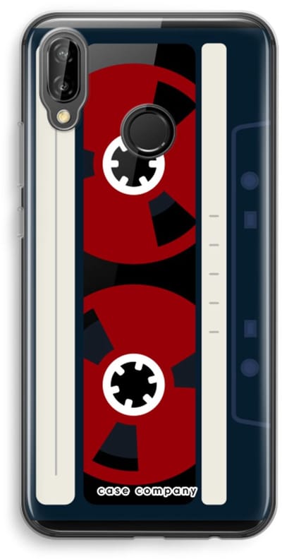 Case Company® - Hoesje geschikt voor Huawei P20 Lite hoesje - Here's your tape - Soft Cover Telefoonhoesje - Bescherming aan alle Kanten en Schermrand
