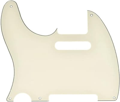 Vintage Telecaster Pickguard Scratch Plate voor USA/Mexicaanse Telecaster - Oud Witte 3-laags Plastic Bescherming