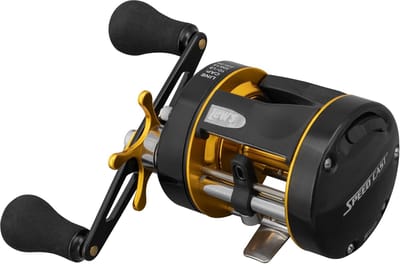 Vismolen - Werpmolen - Vissen met kunstaas - Akoestische bait clicker - 4 inch hoogte - Gunmetal