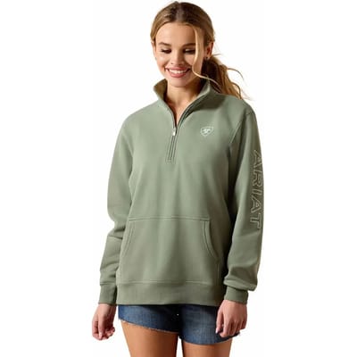 Dames sweatshirt met 1/2 rits Ariat Foundation