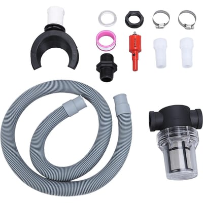 Regenton Aansluitset Dak Regenwateropvanger Regenton Omleider Met Filter Wateropvang Slangaansluiting gray