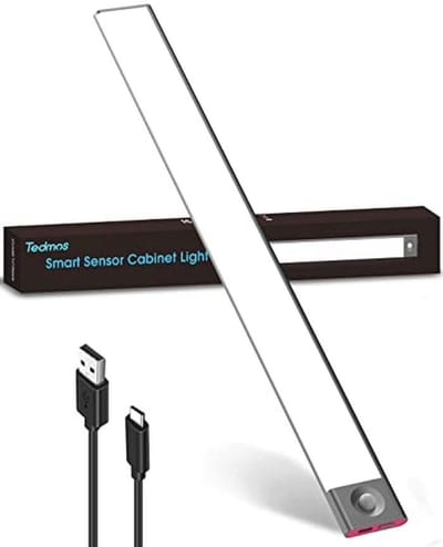 40 cm Oplaadbare Kastverlichting met Bewegingssensor en USB-C Laadfunctie