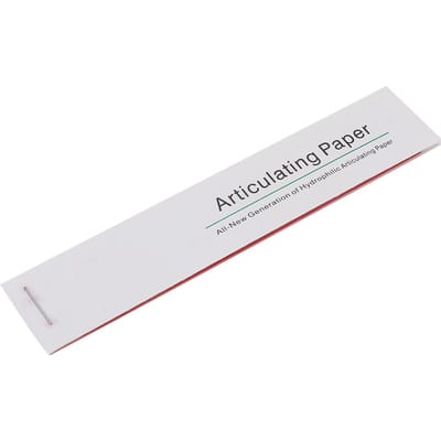 12 stuks   doos Tandheelkundig Artikulatiepapier Strips Tandheelkundig Lab Gereedschap Mondverzorging Materiaal (Rood ) rood
