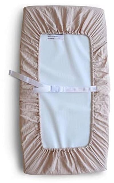 Verstelbare Wasbare Verschoonmat Cover - 70 x 45 cm - Geschikt voor Standaard Verschoonmat (Rood)