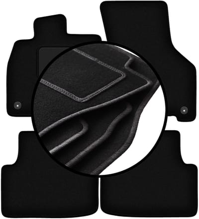 Complete set veloursmatten voor: Skoda Audi A3 8Y MHEV 0 (2020-)